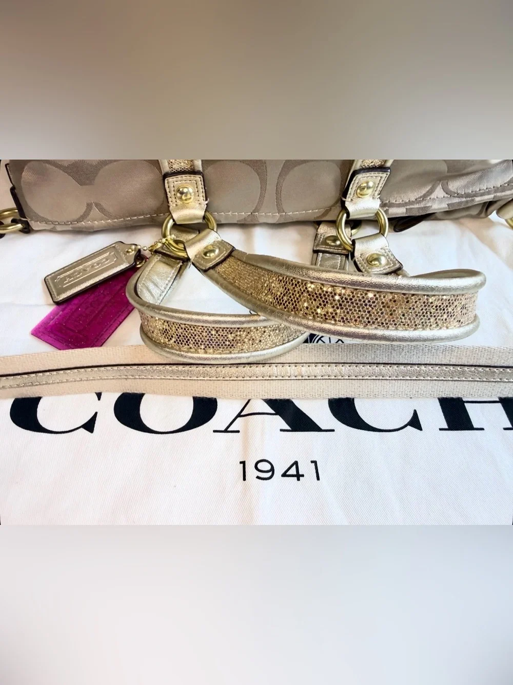 Coach Poppy Multicolor Graphic Satchel & Wallet Set – EUC + Hangtags & Dust Bag